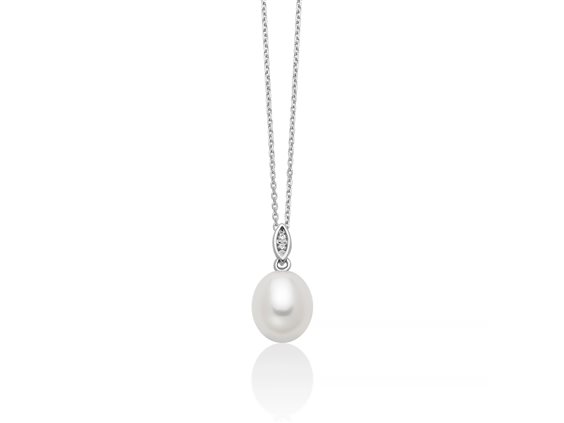 Necklace Miluna Woman PERLE 375 in Gold Perla PCL6511X - PCL6511X